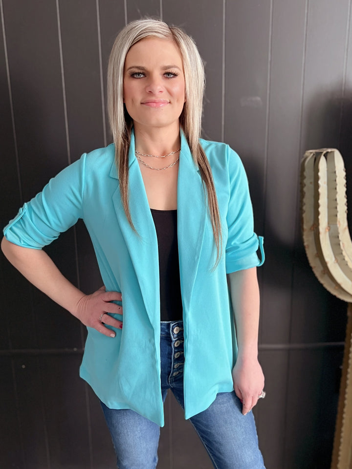 Front Pocket Blazer  - 2 Colors*