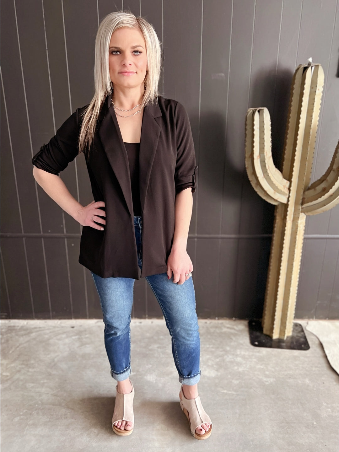 Front Pocket Blazer  - 2 Colors*