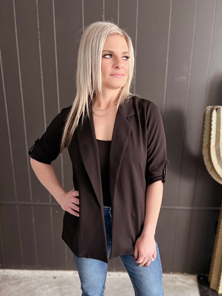 Front Pocket Blazer  - 2 Colors*