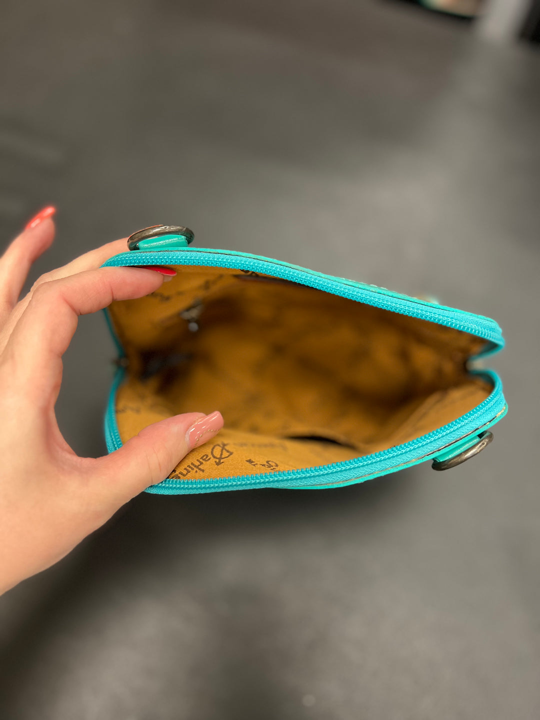 Darling Gardens of Turquoise Crossbody | gussieduponline