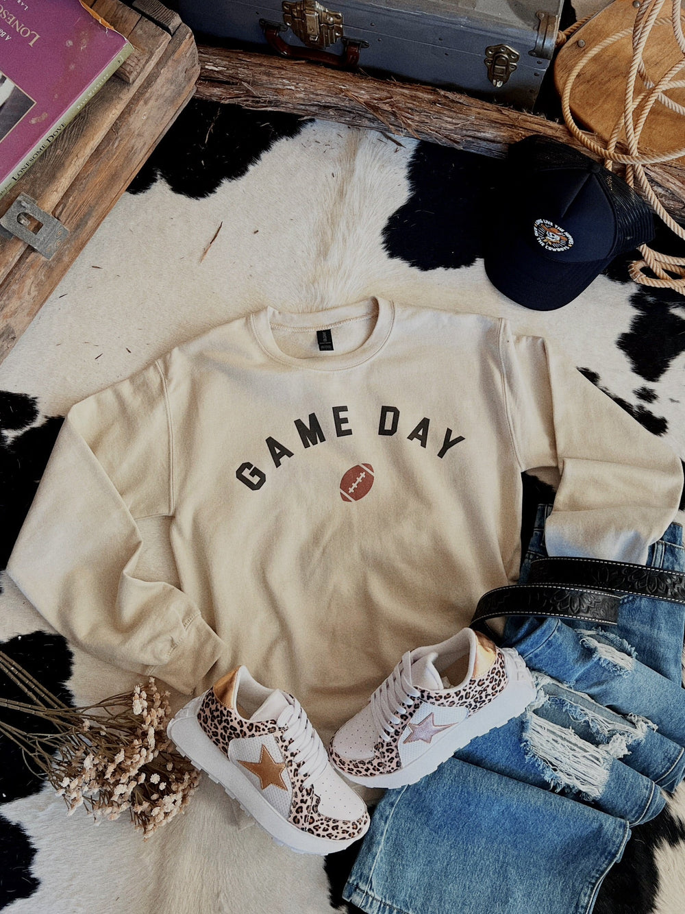 Game Day Crew Neck Sweatshirt | gussieduponline