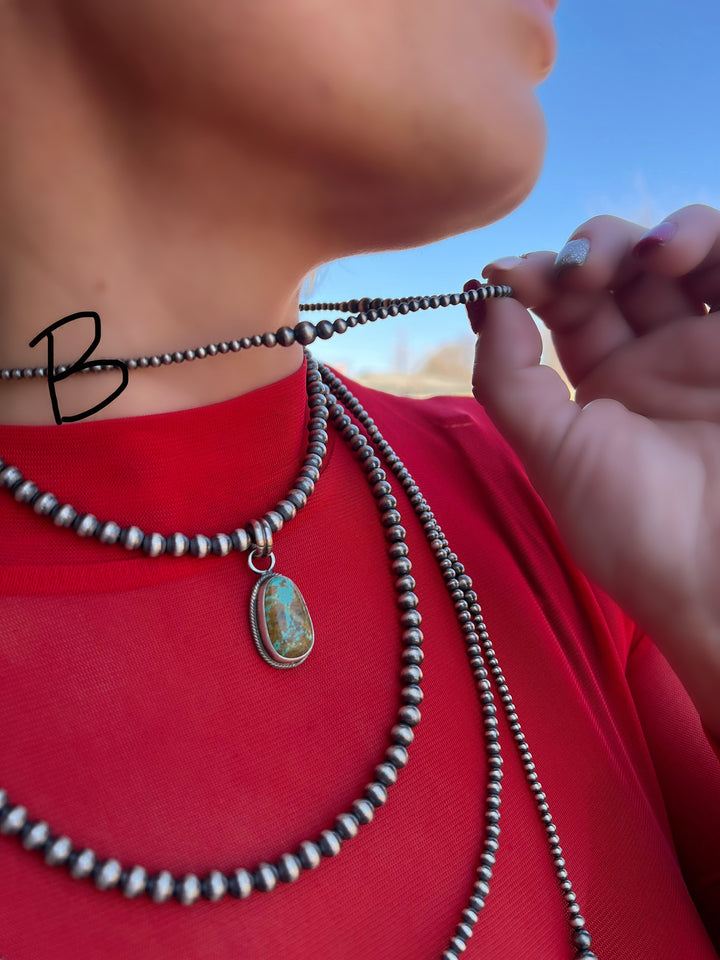 Graduated 3-6MM 16" Navajo Pearls