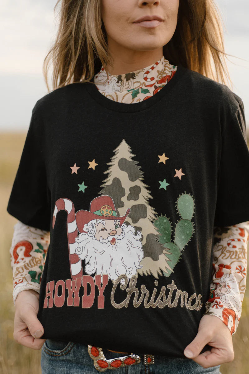 Sterling Kreek Howdy Santa Tee