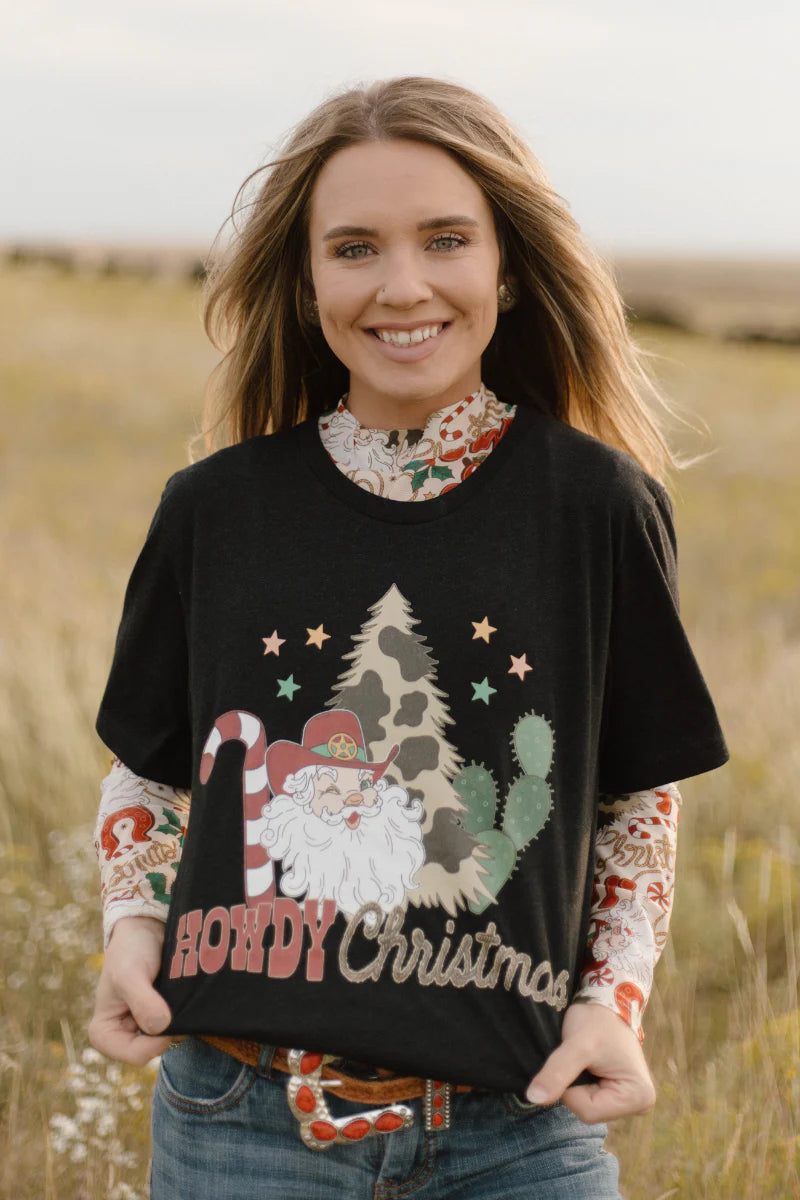 Sterling Kreek Howdy Santa Tee