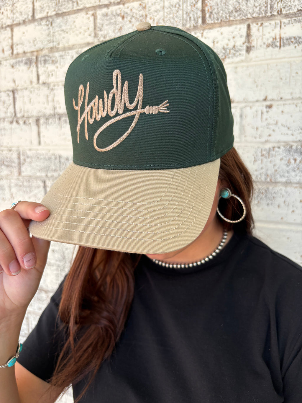 Howdy Embroidered Classic Two-Tone Trucker Hat