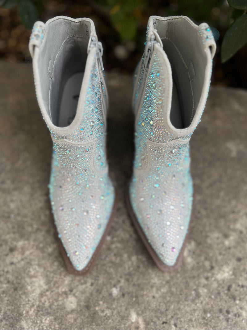 The Silver Stroke of Midnight Booties | gussieduponline