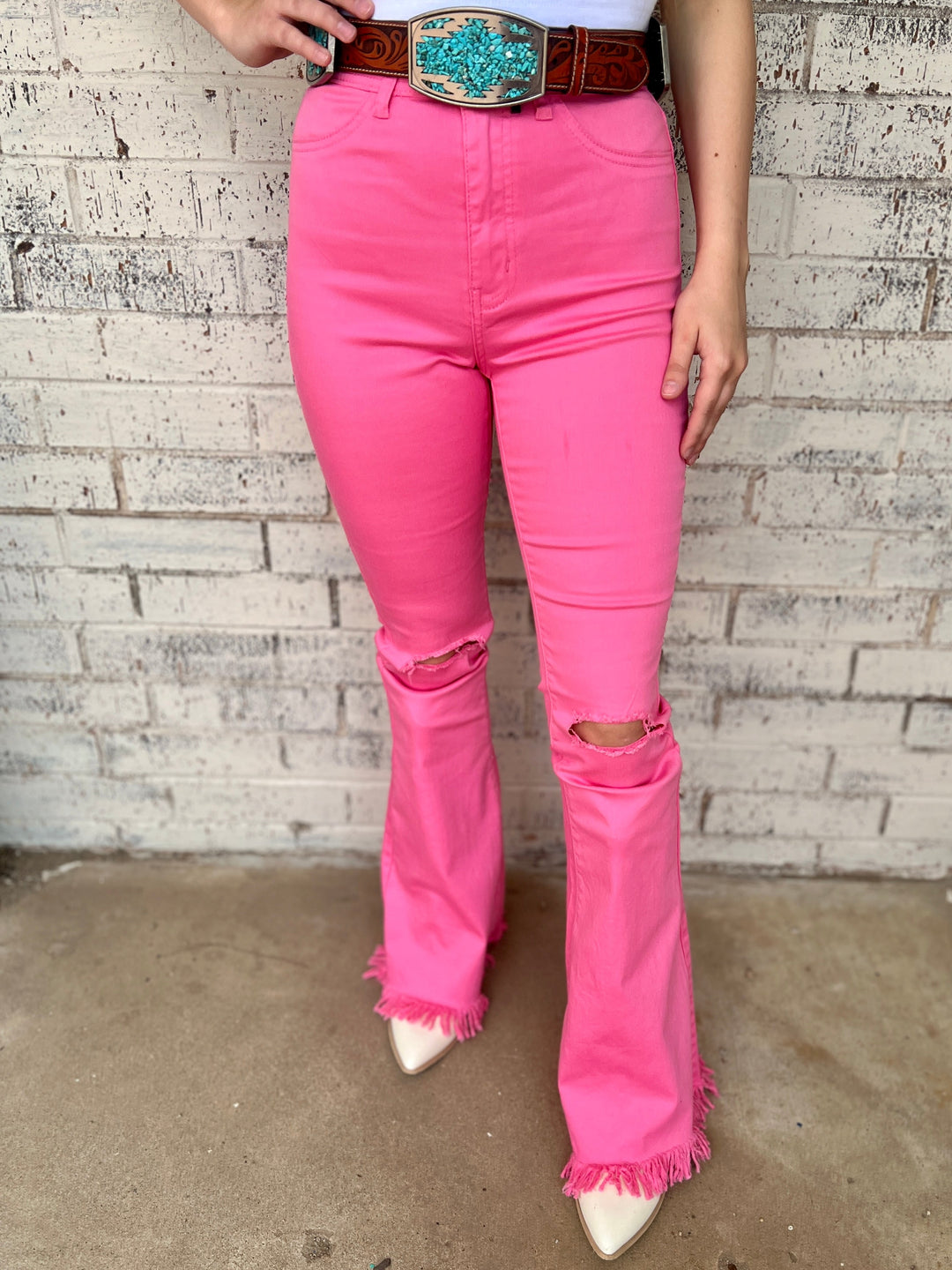 Sunset Fringe Flares | gussieduponline