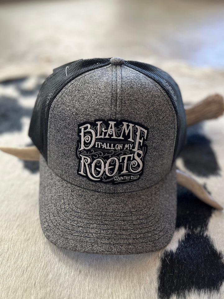 Blame It On My Roots Truck Hat