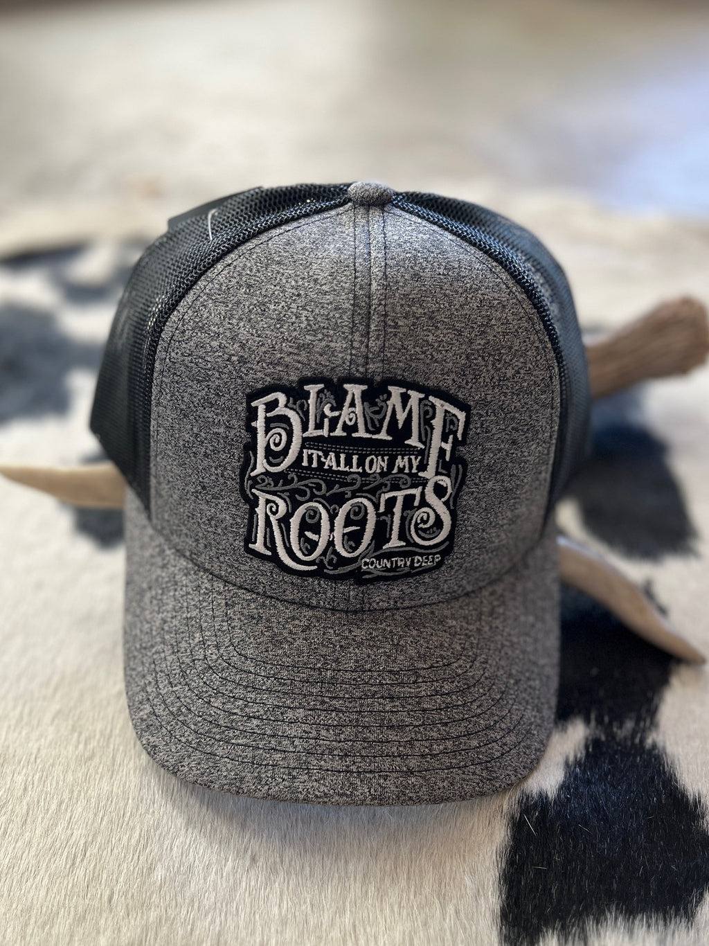 Blame It On My Roots Truck Hat