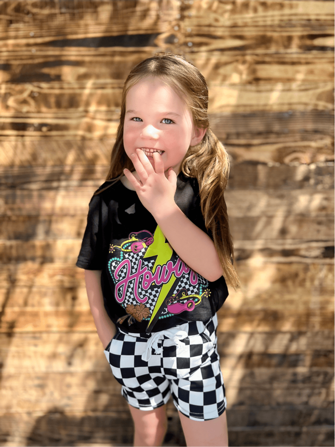 KIDS Howdy Thunderbolt Western Graphic Tee | gussieduponline