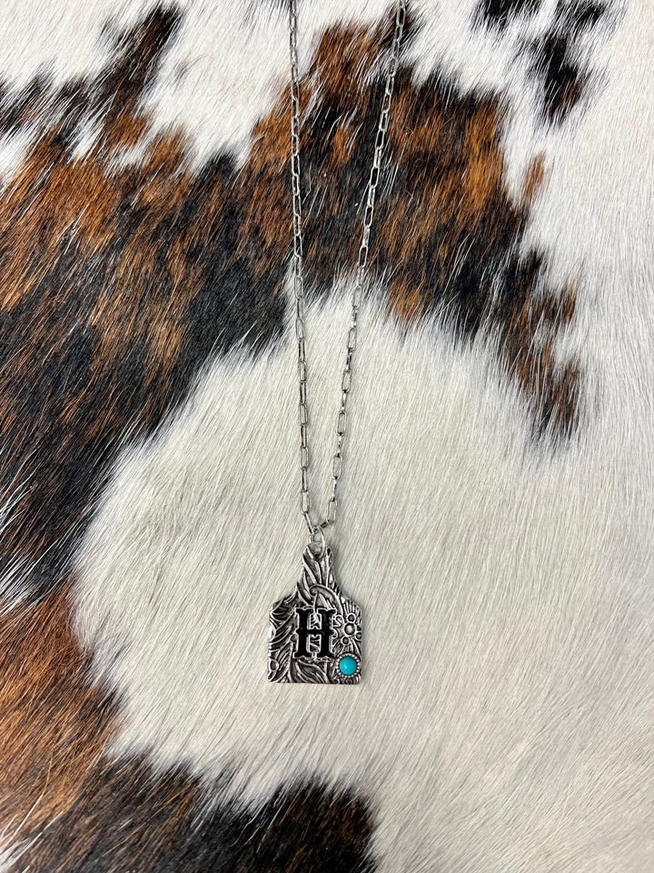 Initially Tagged Letter Necklace | gussieduponline