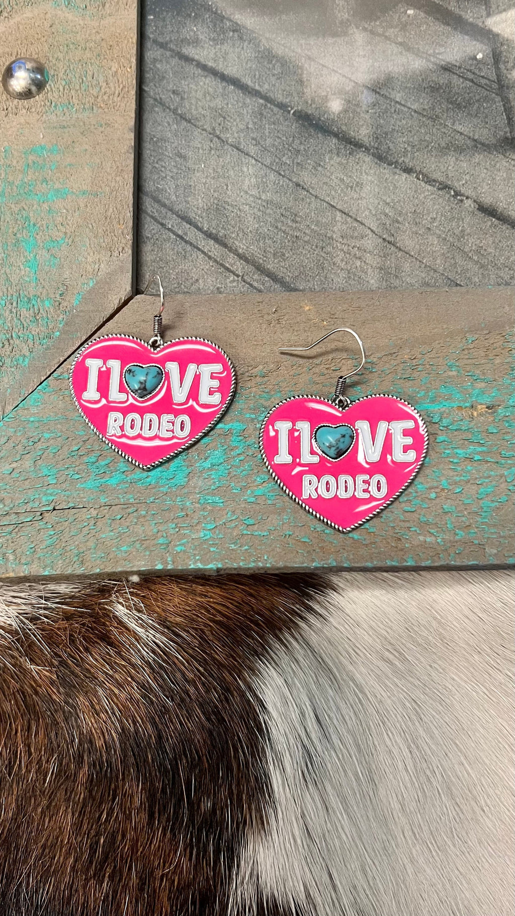 I Love Rodeo Earrings | gussieduponline