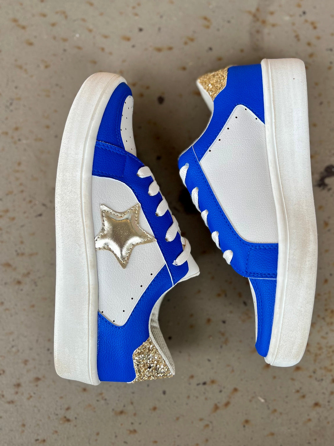 Blue Game Day Sneakers | gussieduponline
