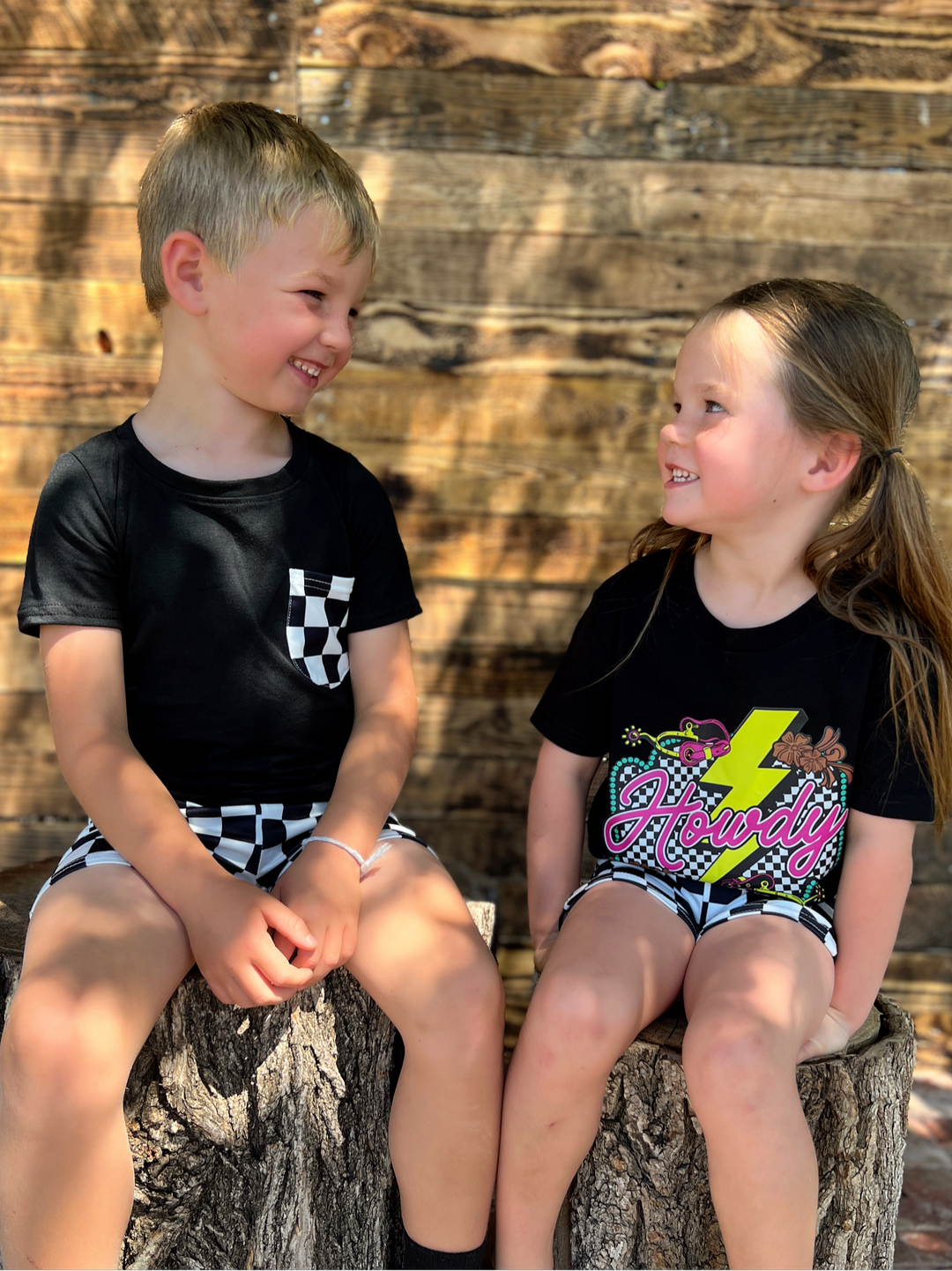 KIDS Howdy Thunderbolt Western Graphic Tee | gussieduponline