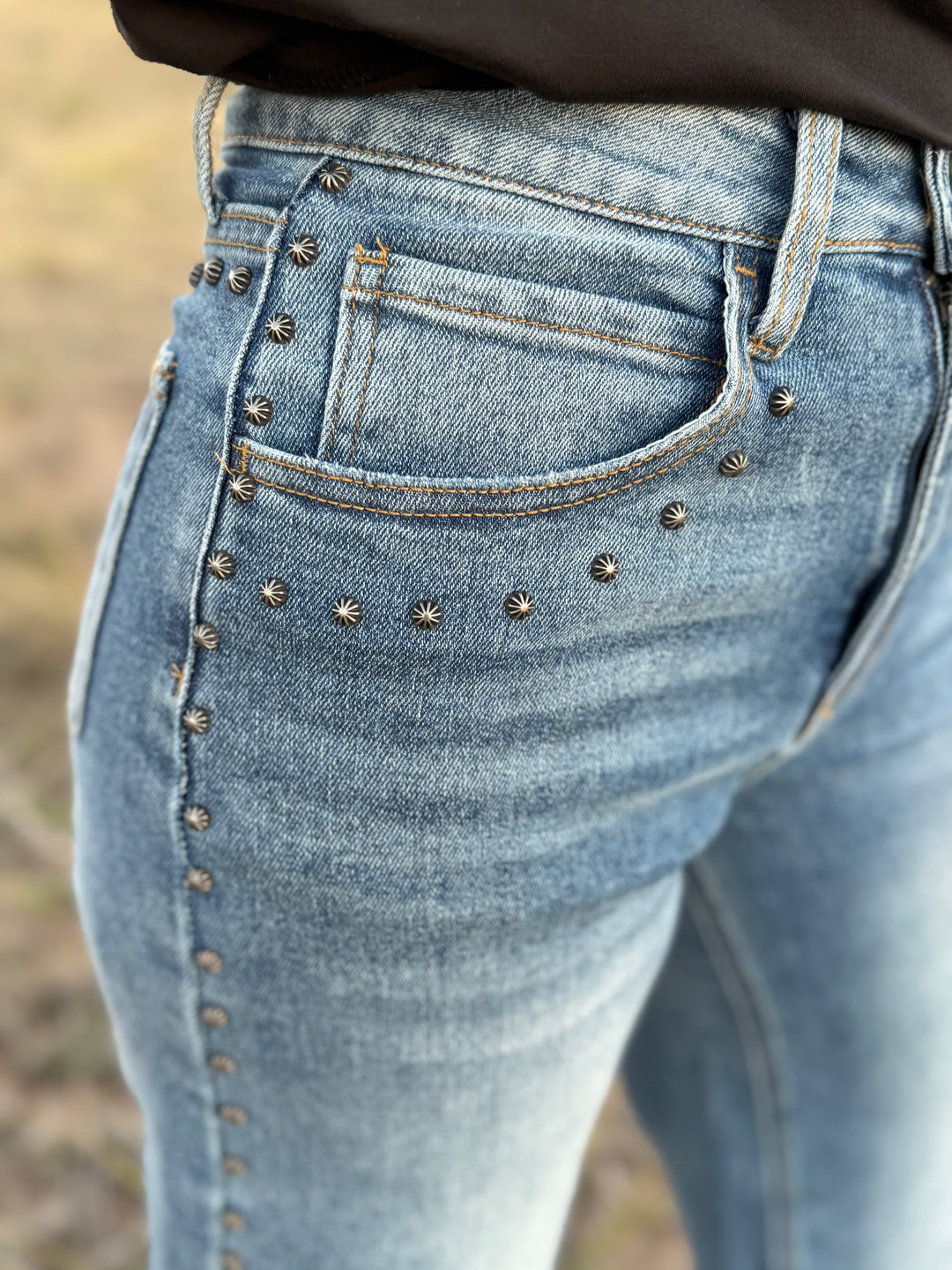 Sterling Kreek Studded Denim Jeans