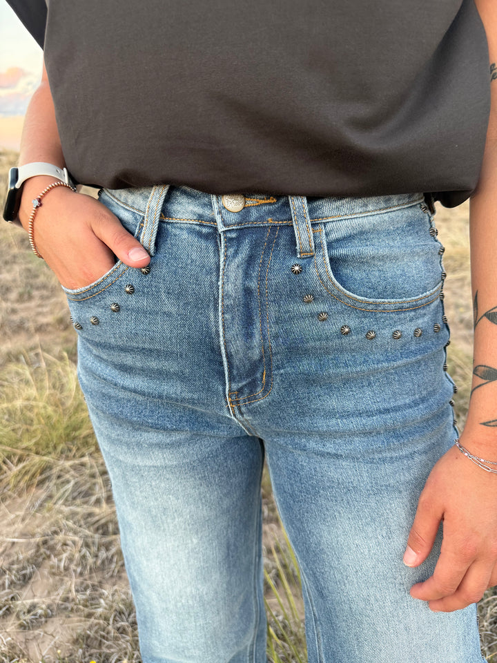Sterling Kreek Studded Denim Jeans