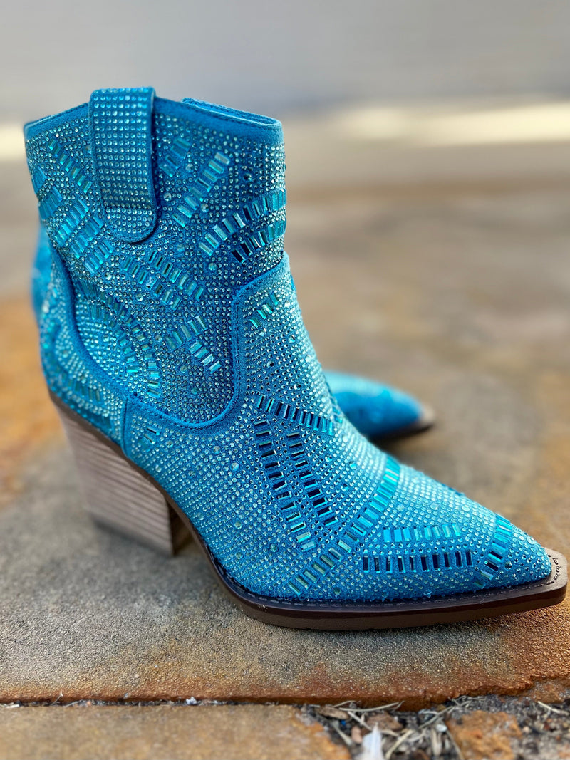 Very G Turquoise Maze of Life Boots | gussieduponline