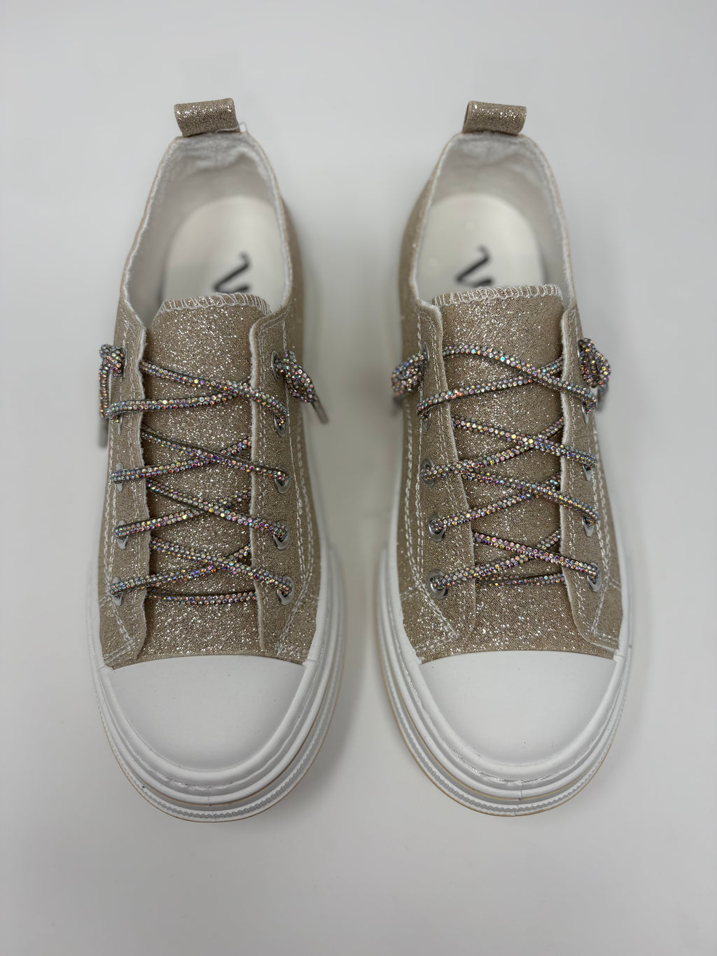 Very G Gold Aman Sparkle Sneakers