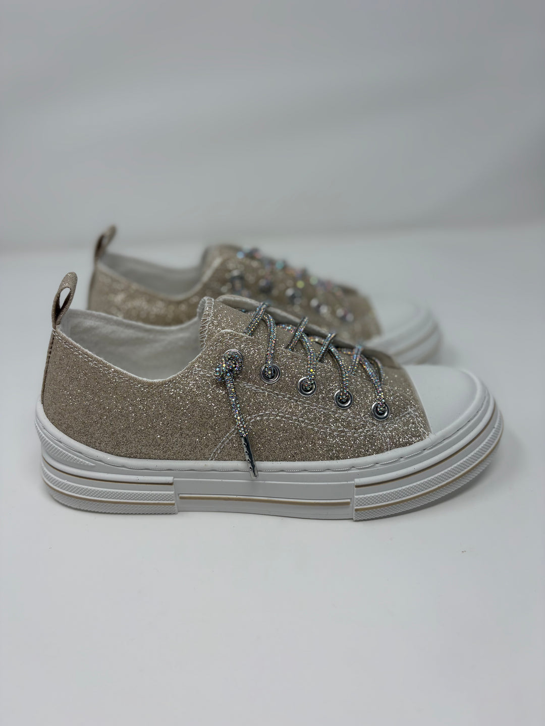 Very G Gold Aman Sparkle Sneakers