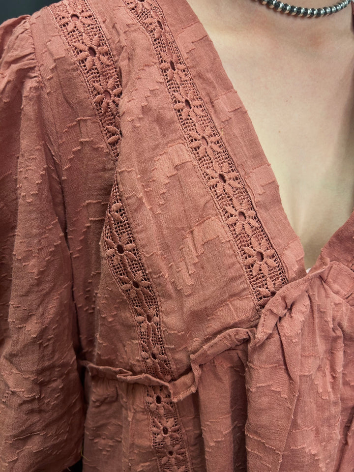 Mauve Out Of My Way Dress*