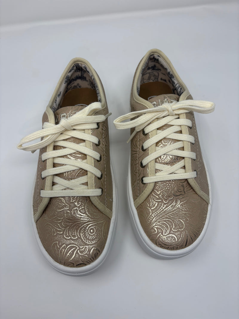 Women's Ariat Skylar Pearl Floral Embossed Shoes