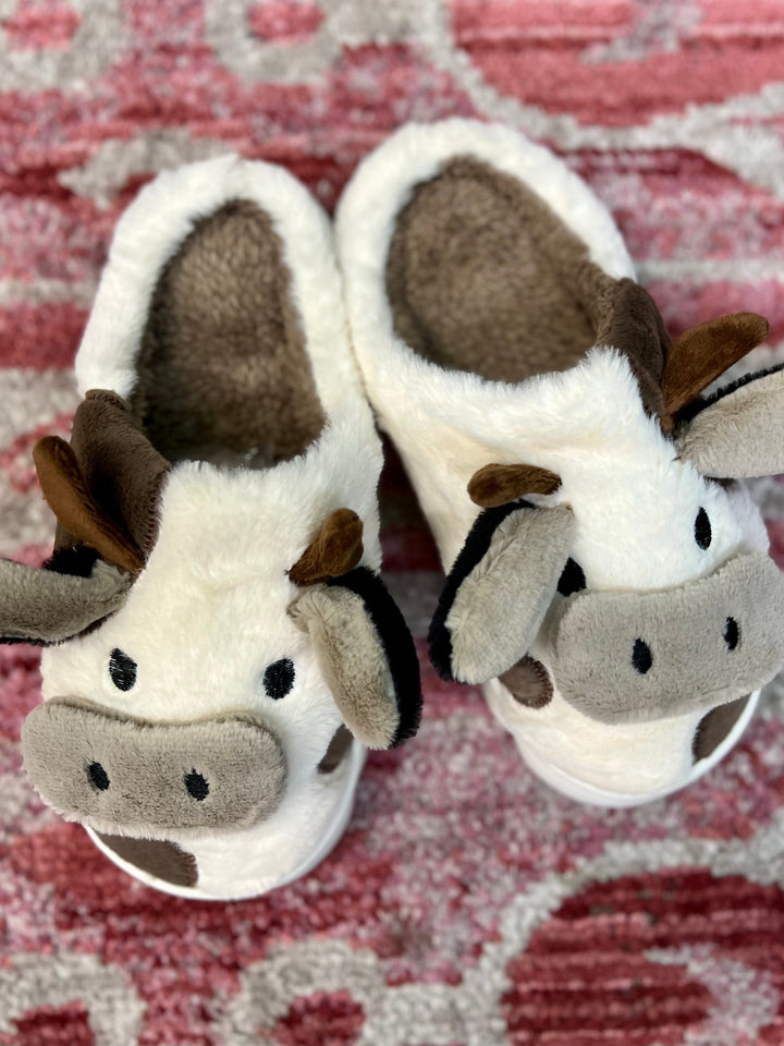 Mooving Around the House Slippers | gussieduponline
