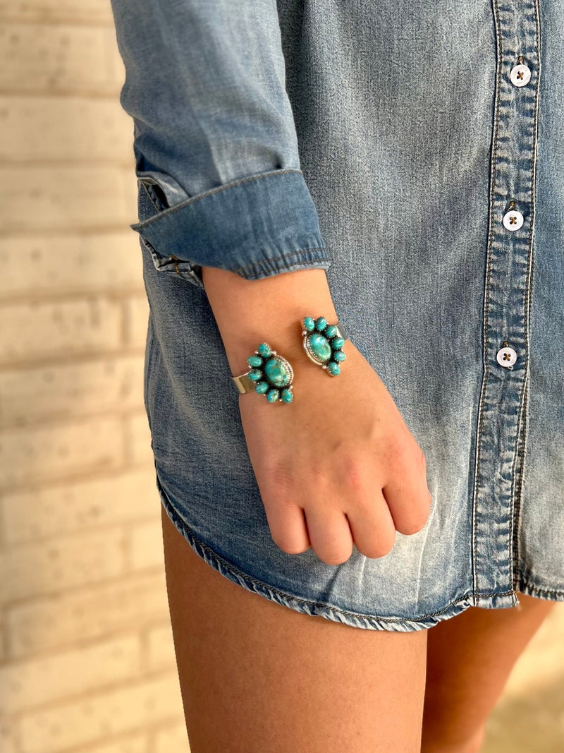 7 To Heaven Turquoise Cuff Bracelet