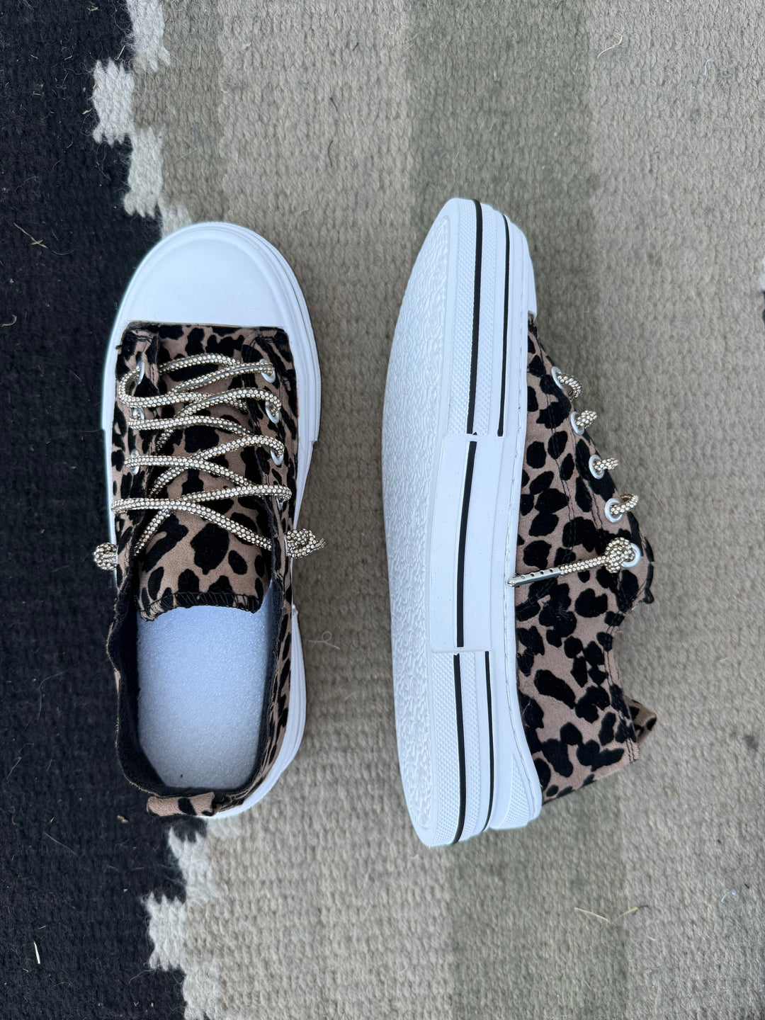 Very G Aman Taupe Leopard Sneakers