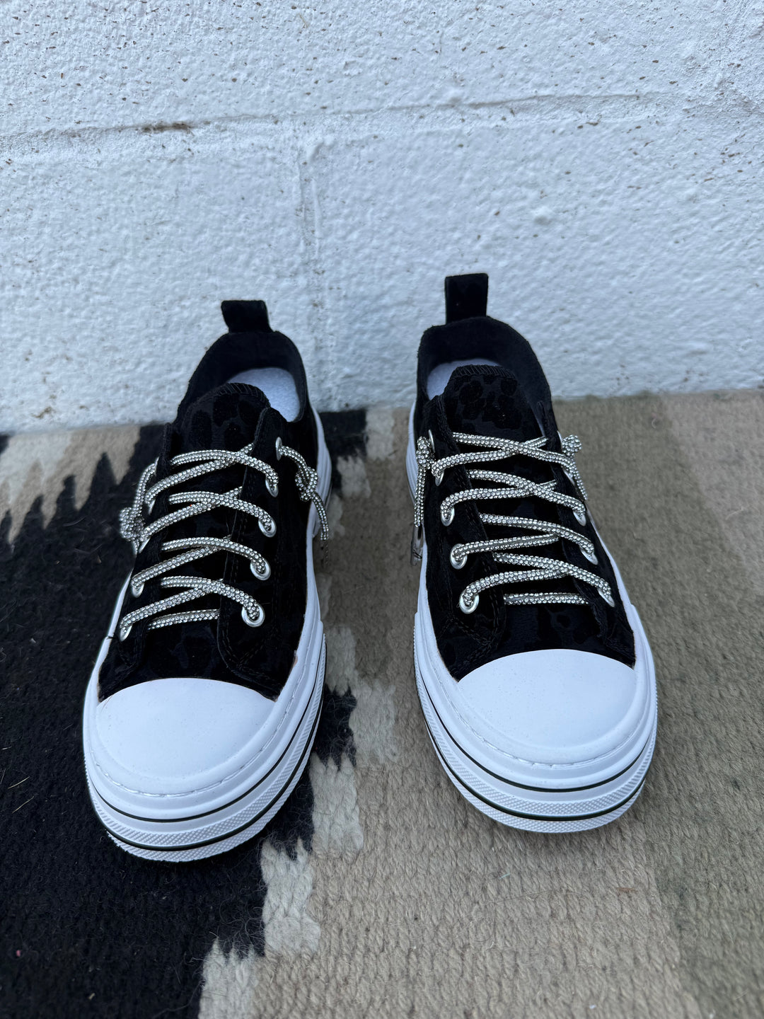 Very G Aman Black Leopard Sneakers