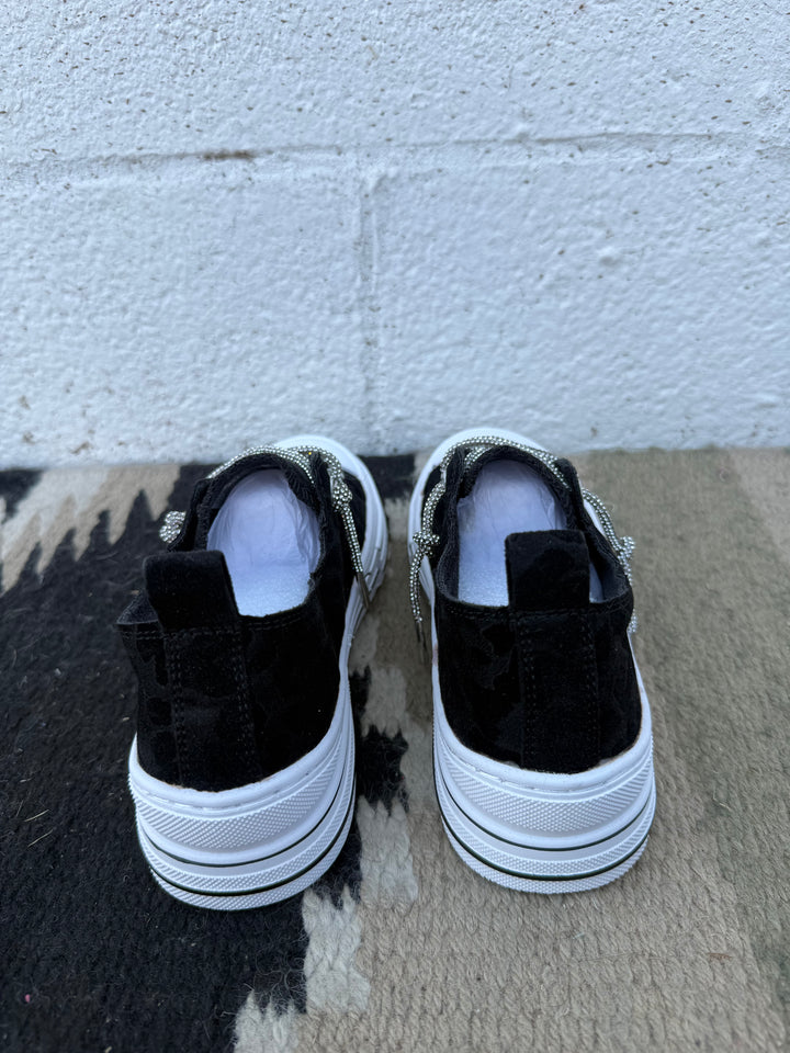 Very G Aman Black Leopard Sneakers