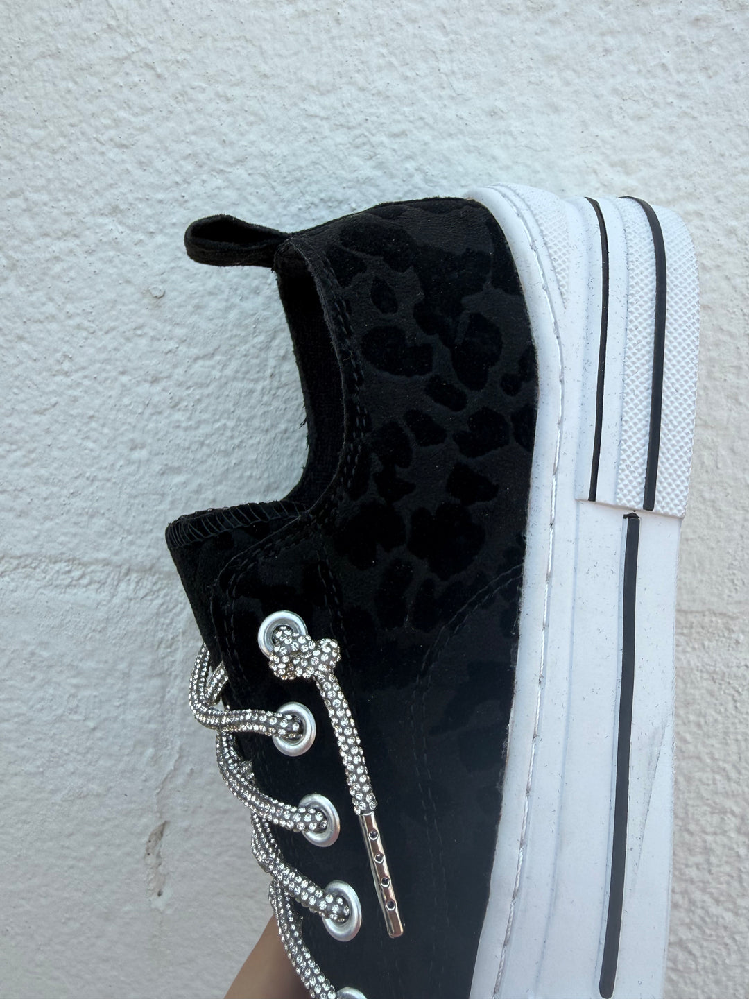 Very G Aman Black Leopard Sneakers