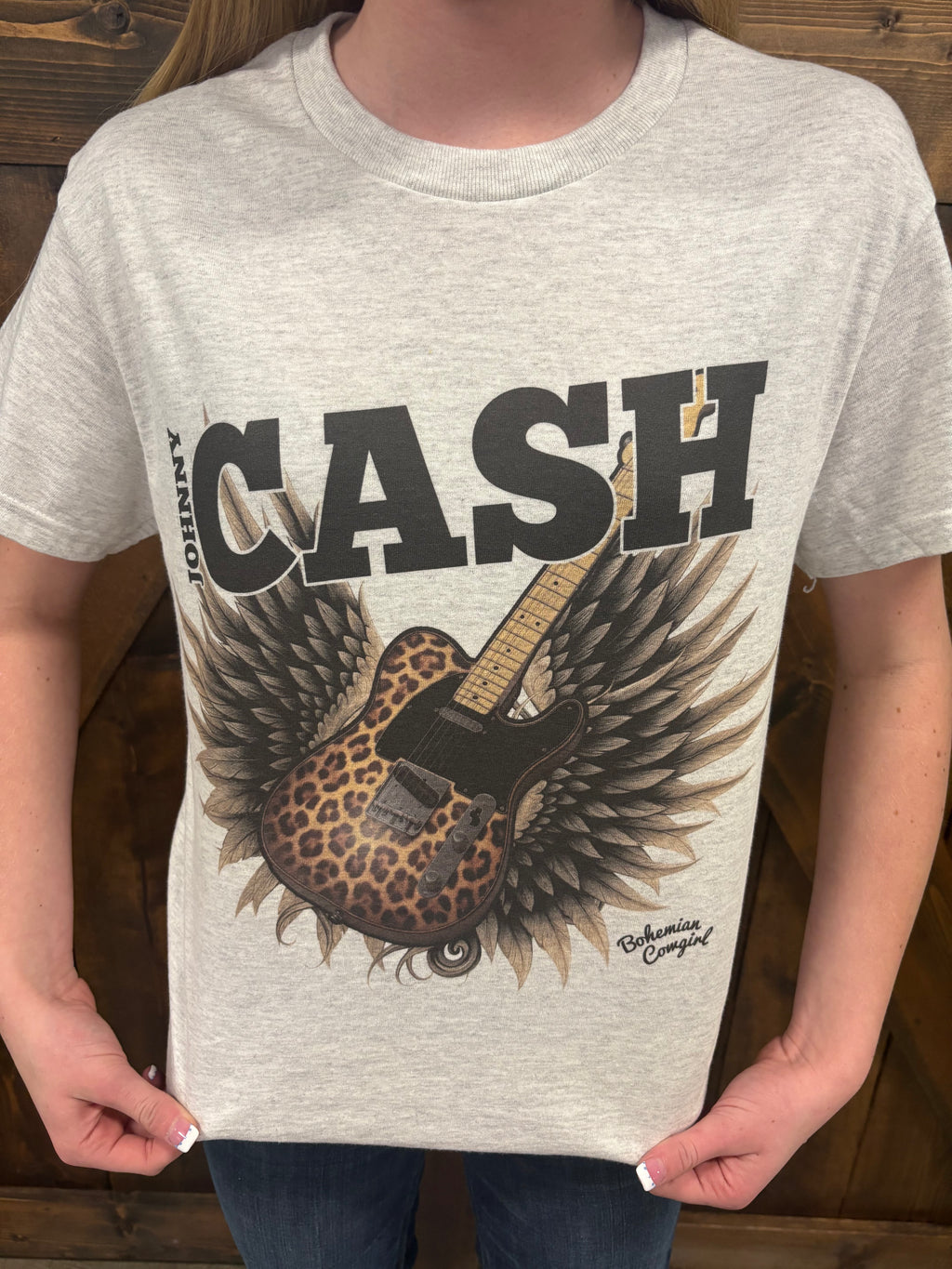 Johnny Cash Guitar Wings Tee