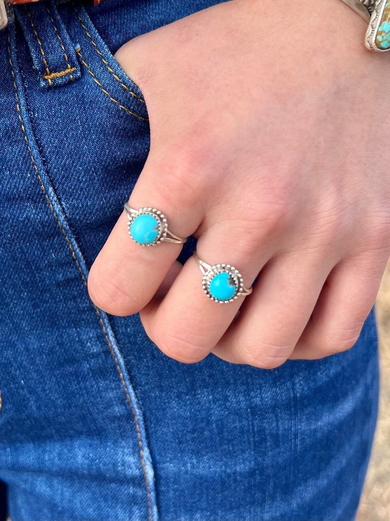 Simple Turquoise Stone Ring