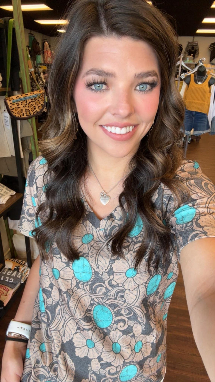 Sterling Kreek Tattoos On This Town V Neck Tee