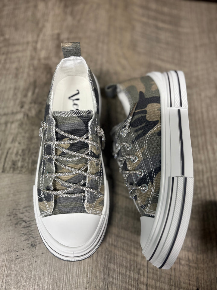 Aman Khaki Camo Sneakers