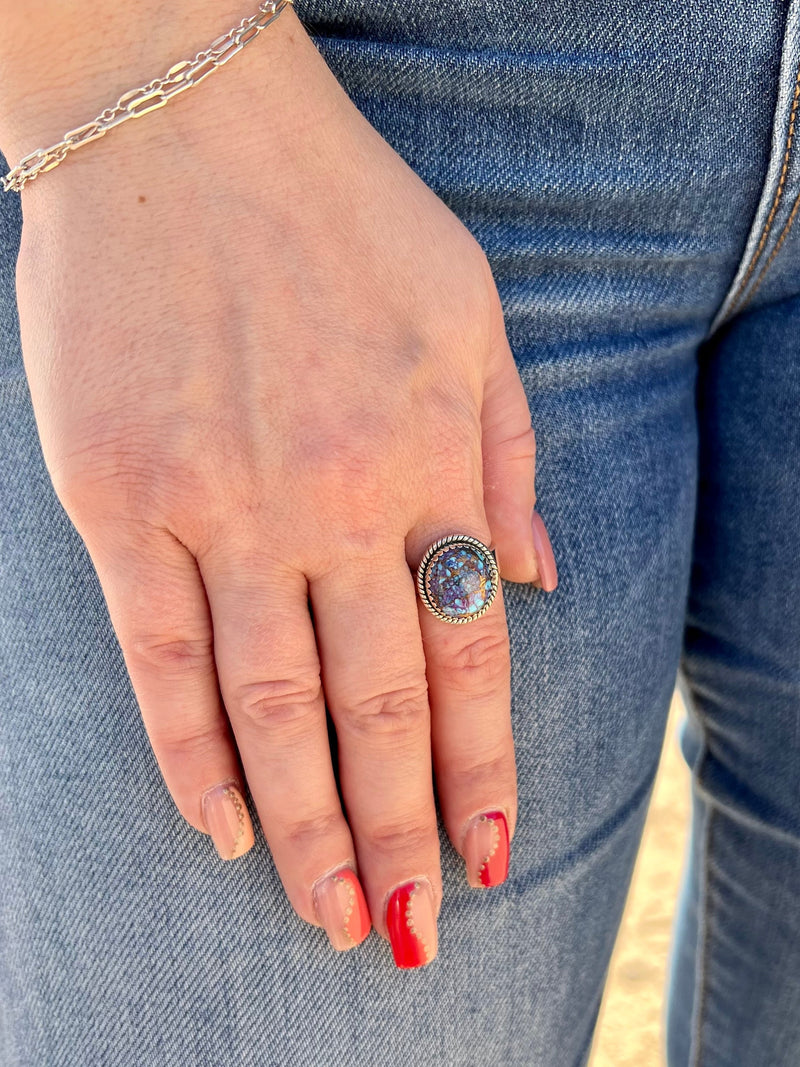 Malia Navajo Sterling Silver Ring