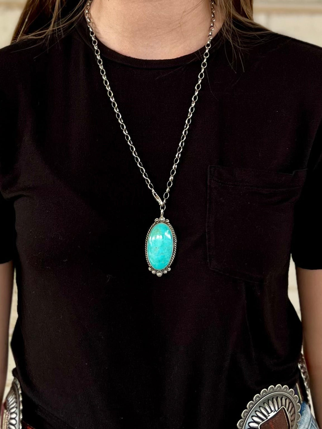 Toggle With Me Turquoise Necklace | gussieduponline