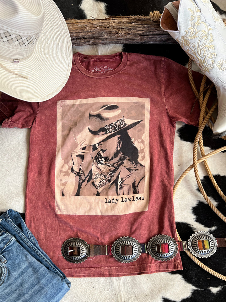 Lady Lawless Graphic Tee | gussieduponline