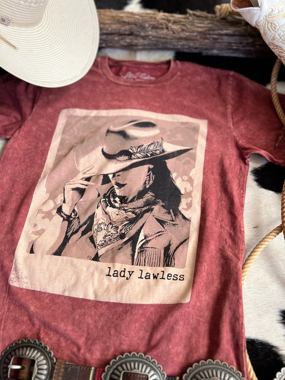 Lady Lawless Graphic Tee | gussieduponline