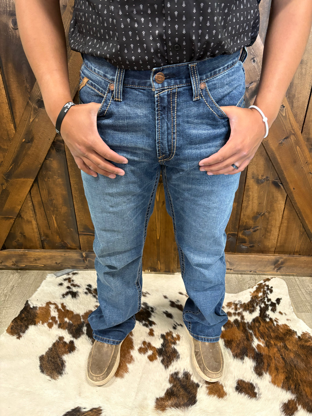 MENS Ariat M4 Relaxed Thornton Boot Cut Jeans