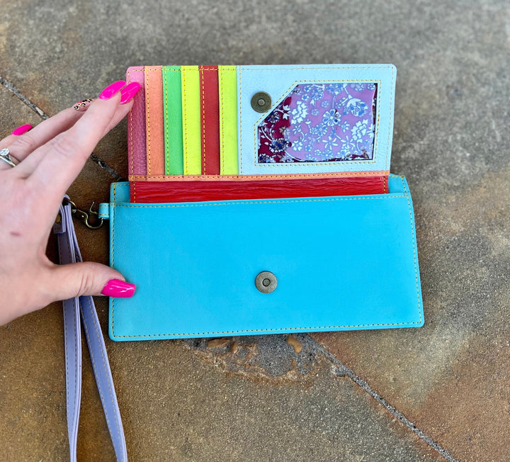 Aria Leather Wallet Wristlet- 3 Colors | gussieduponline