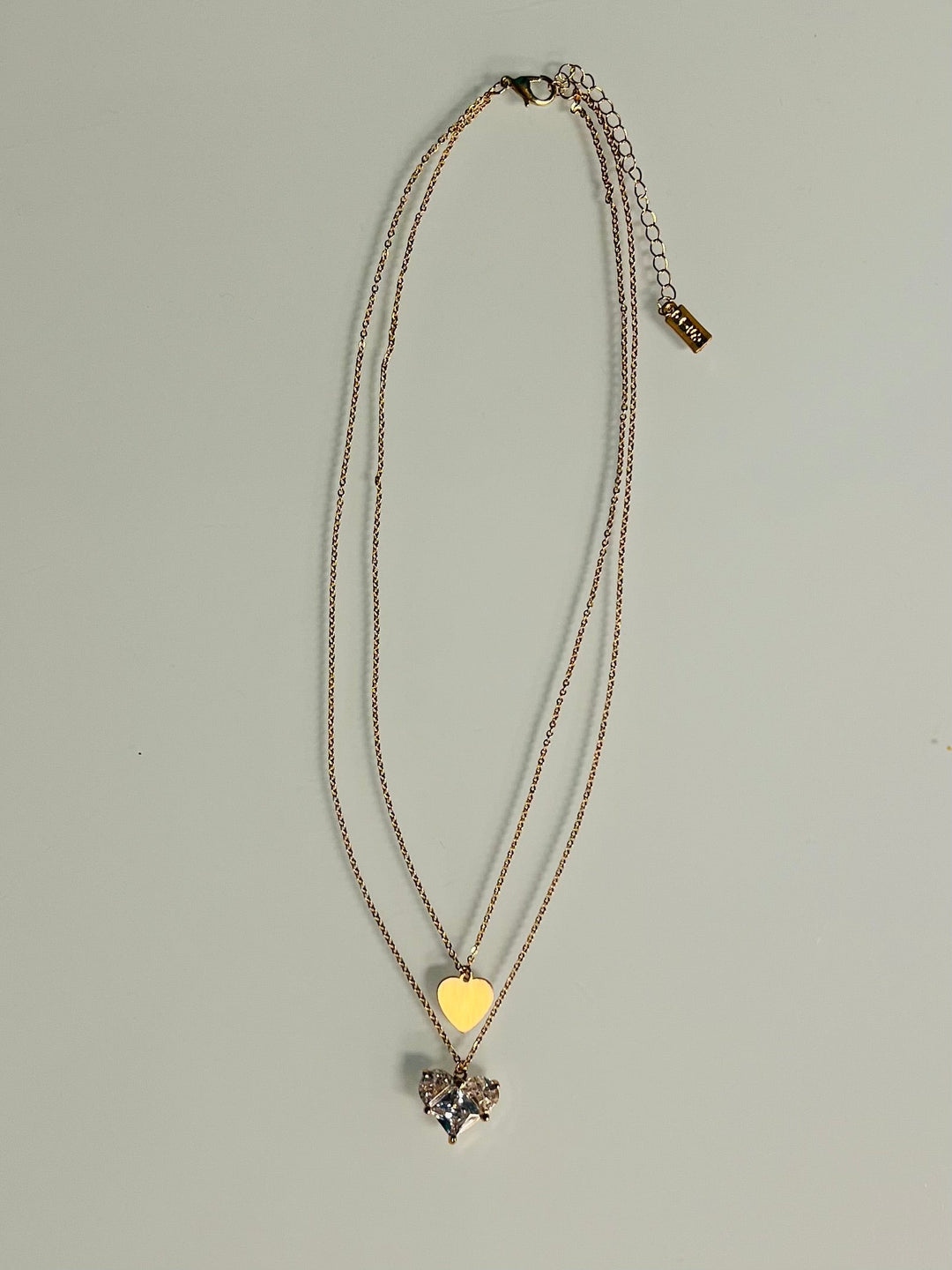 Crystal Heart Necklace | gussieduponline