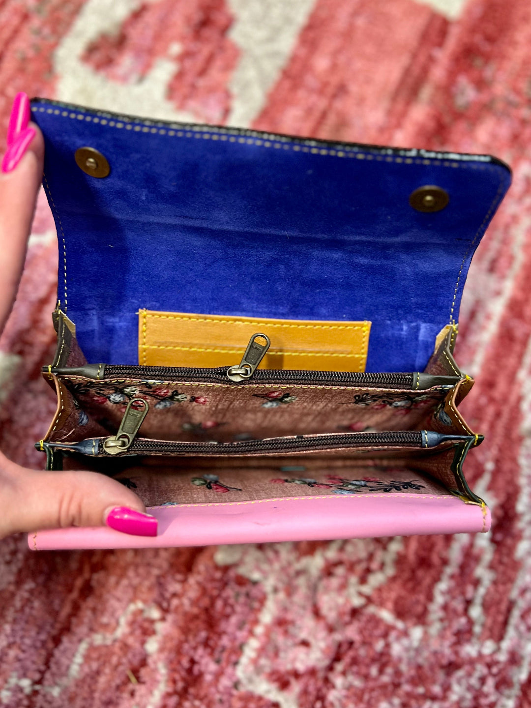 Nova Multicolored Flap Wallet -3 colors | gussieduponline