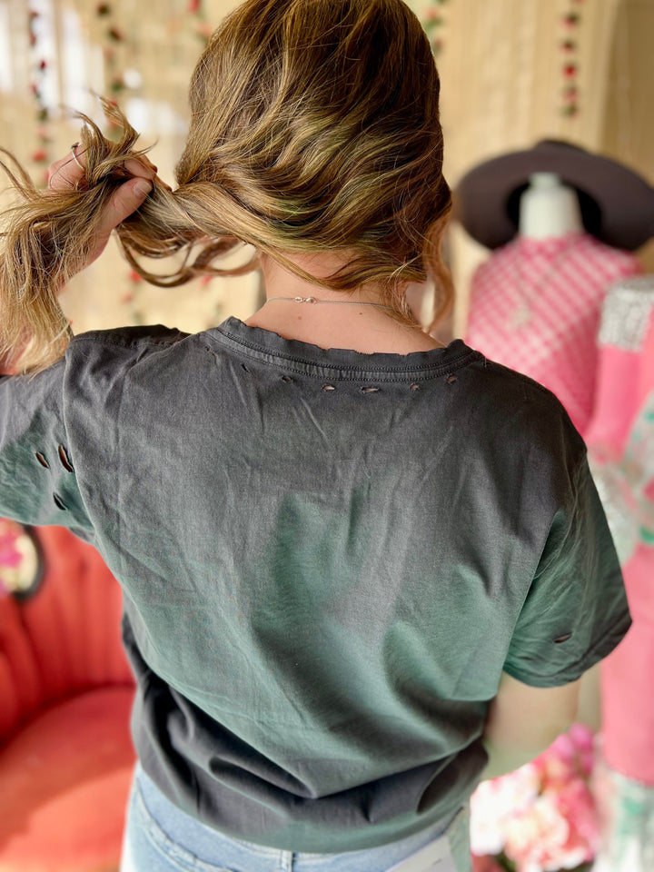 1987 Fort Worth Rodeo Holy Tee | gussieduponline