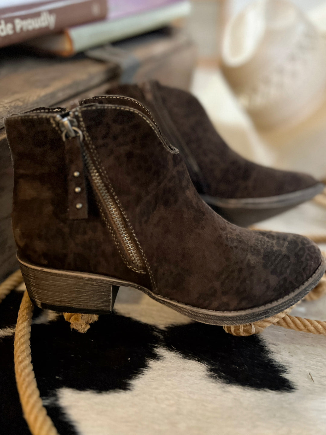 Charming Hidden Leopard Booties | gussieduponline