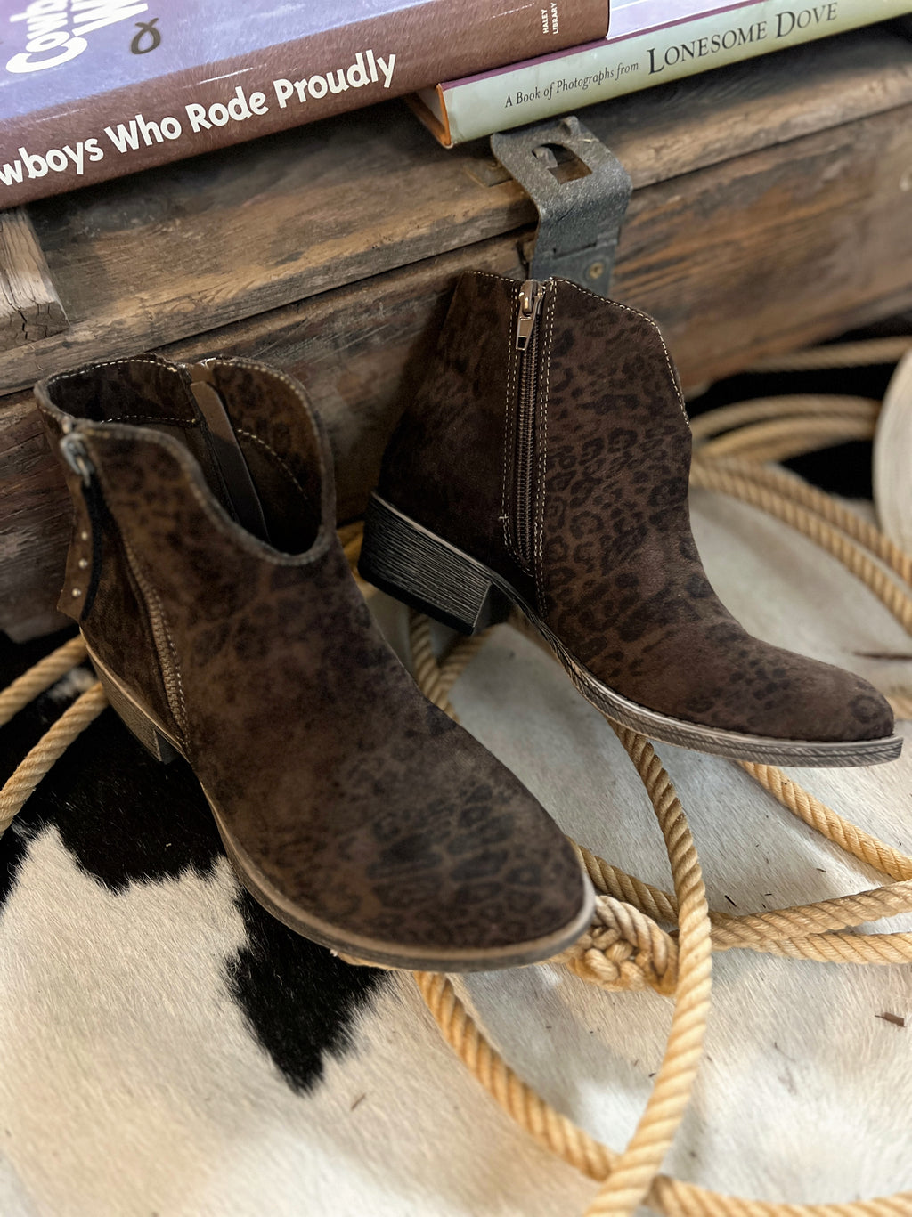 Charming Hidden Leopard Booties | gussieduponline