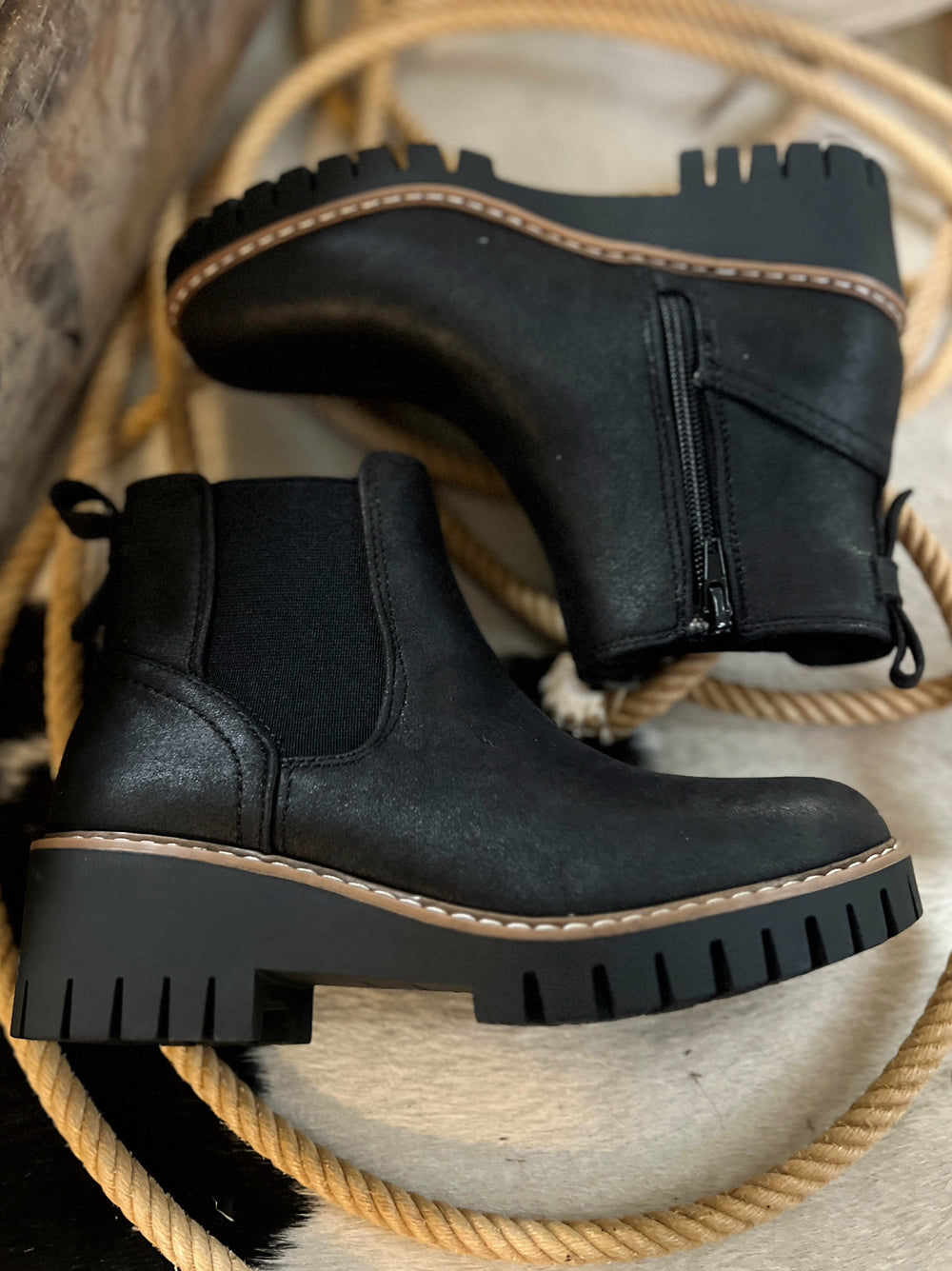 Stomping In Pasadena Black Booties | gussieduponline