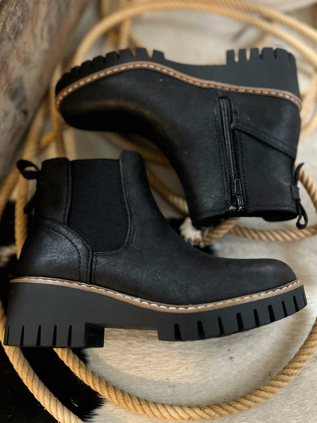 Stomping In Pasadena Black Booties | gussieduponline