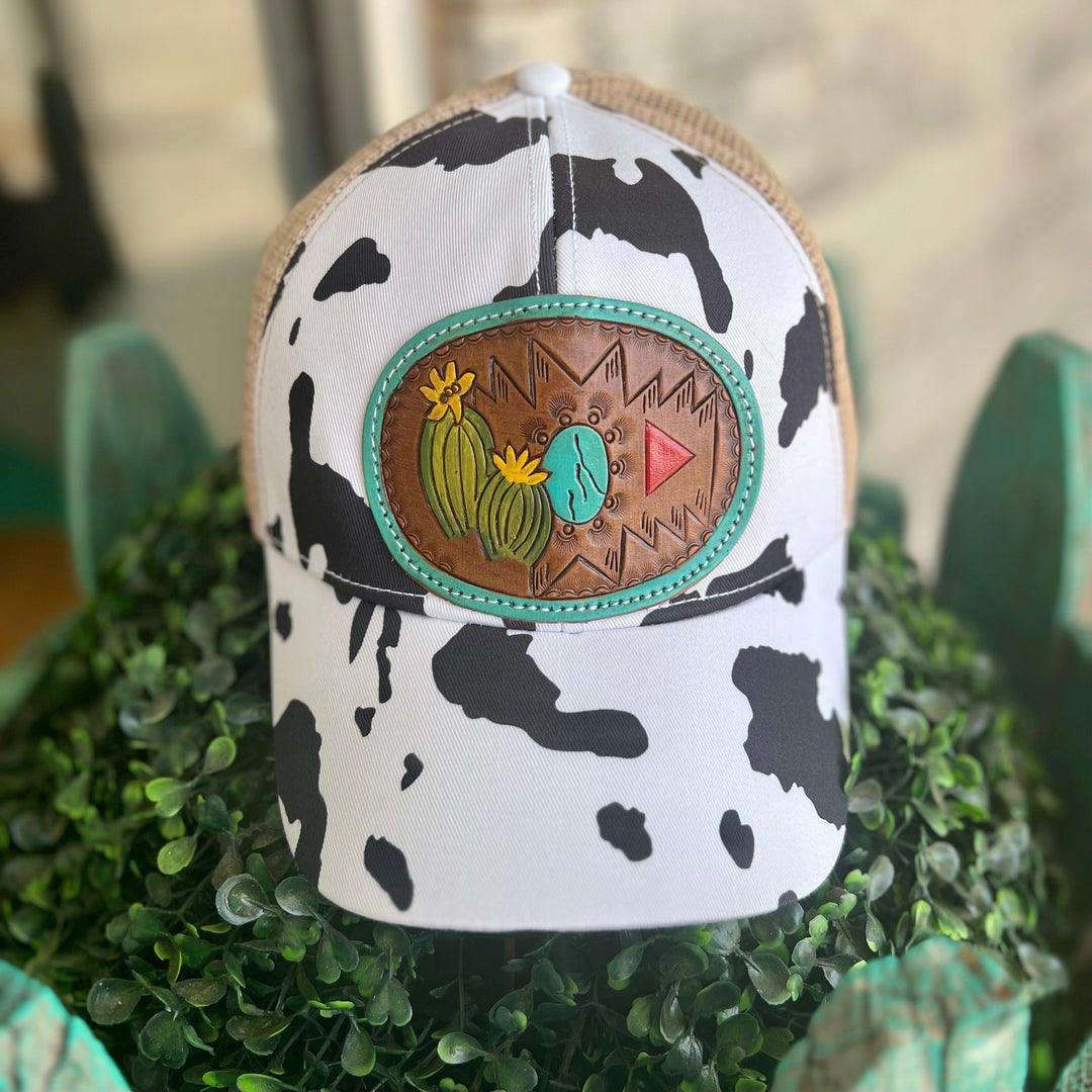 Myra Tooled Leather Ball Caps | gussieduponline