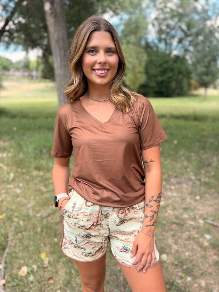 Sterling Kreek Simple Sterling Brown Top